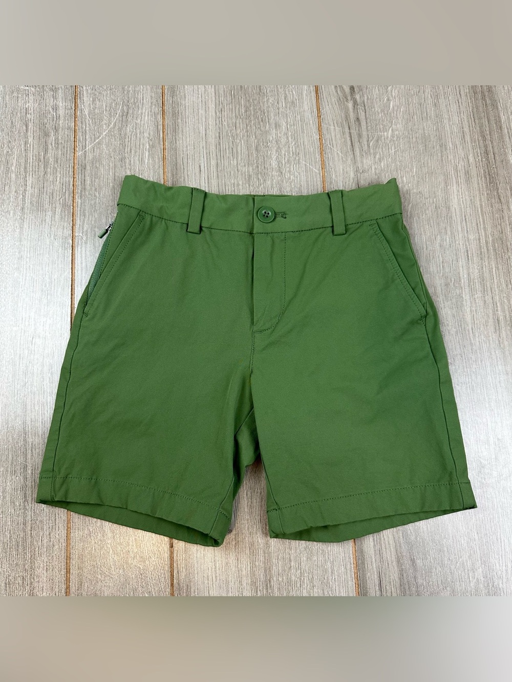 Vineyard Vines Shorts Boys 10 Performance On The Go OTG Green  Adjustable Waist